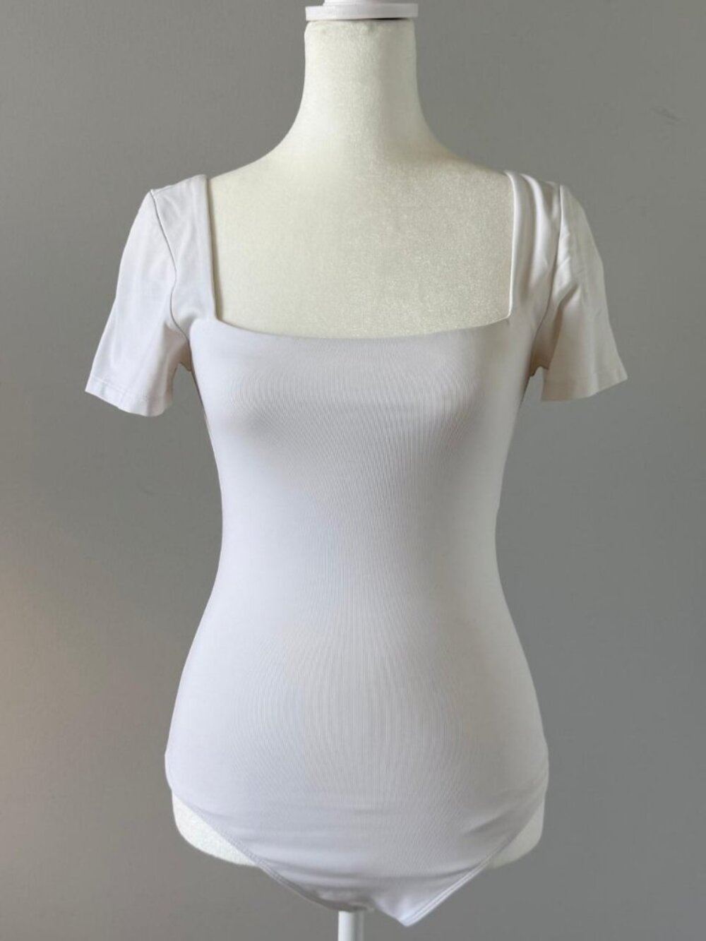 Babaton by Aritzia white bodycon bodysuit